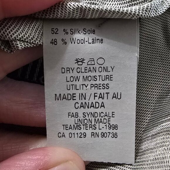 Ralph Lauren Green Silk Wool Single Breasted Blazer Sz 44L - Picture 12 of 14